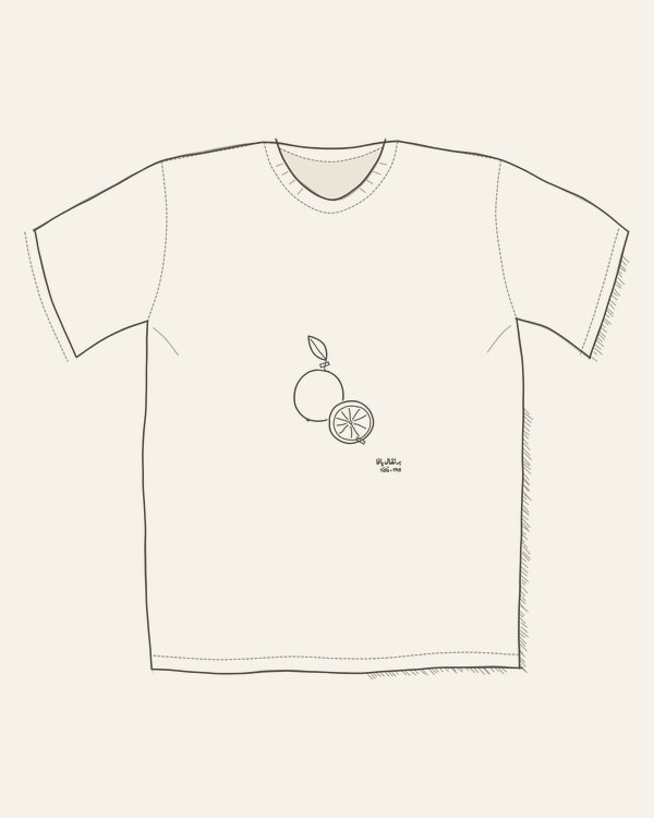 the drawing on the garment — 10 · Burtuqāl Yāfā